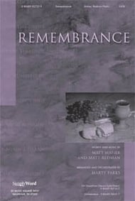 Remembrance SATB choral sheet music cover